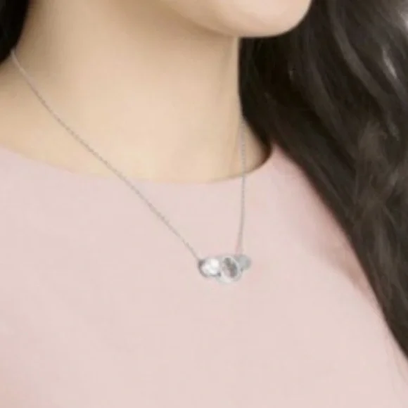 New In Box Swarovski Versatile Hote Crystal Silver Pendant $129 - Picture 5 of 11